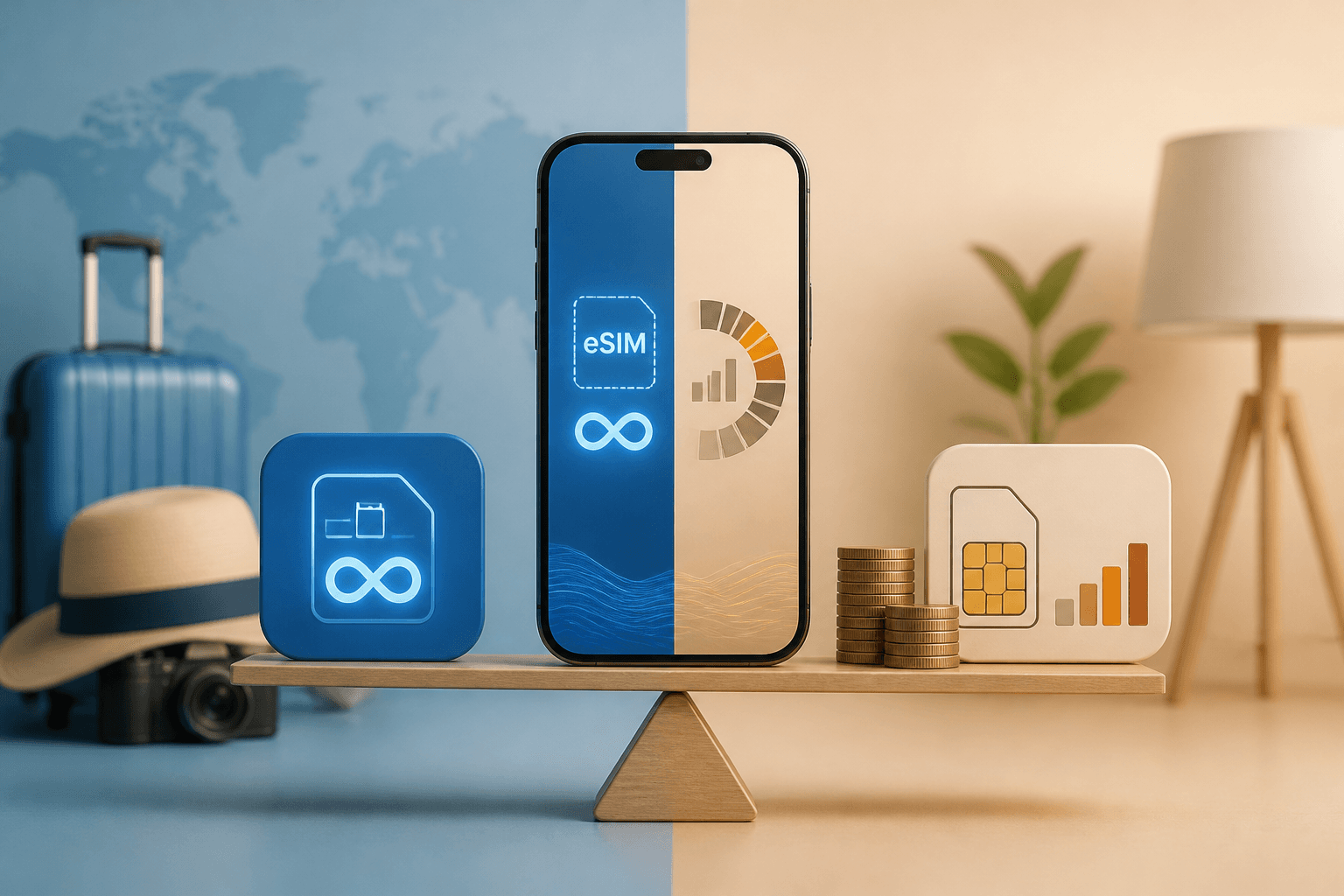 Unlimited eSIM vs Data Plan: Cheaper Break-Even