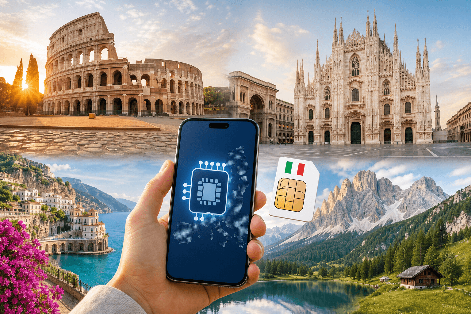eSIM для Италии в 2026: пакеты и цены для Рима, Милана, побережья и Альп (и чем отличается «Европа»)