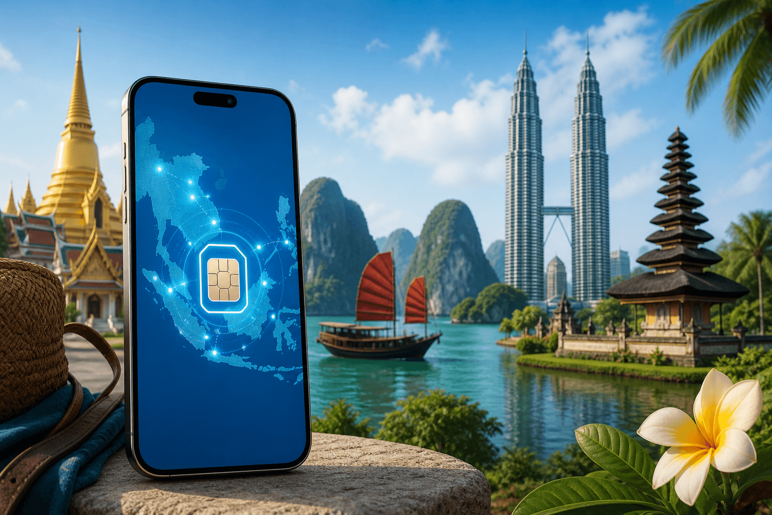 Southeast Asia eSIM: one plan for Thailand, Vietnam, Malaysia, Indonesia and more